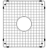 Serene Valley Sink Bottom Grid 13" X 15-1/2", Centered Drain with Corner Radius 3/8", Sink Protector SVH1416C