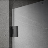 Serene Valley Frameless Hinged Shower Door SVSD5004-3072MB, 3/8" Tempered Glass with Easy-Clean Coating, 304 Stainless Steel Hardware in Matte Black 30"W x 72"H